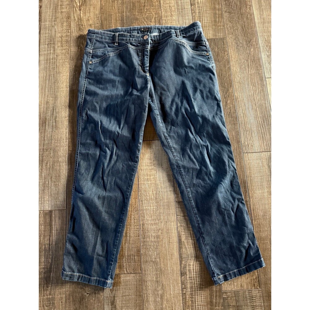 Escada Seamed Straight Jeans Size 46